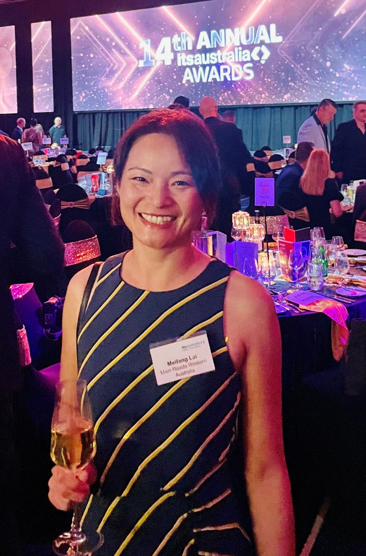 Meifang at the ITS Australia Awards Night